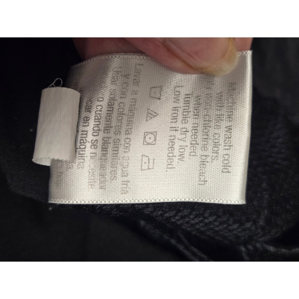 Danskin Now Womens L 12/14 Black Convertible Zip Off Cargo Hiking Pants Stretch - Picture 11 of 12